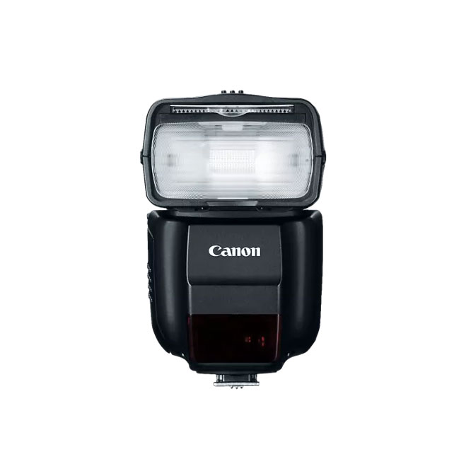 Canon Speedlite 430EX III-RT against a white background. 