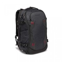 Manfrotto Pro Light Flexloader backpack on a white background. 