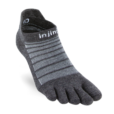 Injinji Run Lightweight No Show Wool